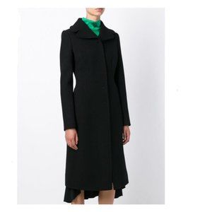 Dolce & Gabbana Black Classic Single Breasted Coat - Size 40